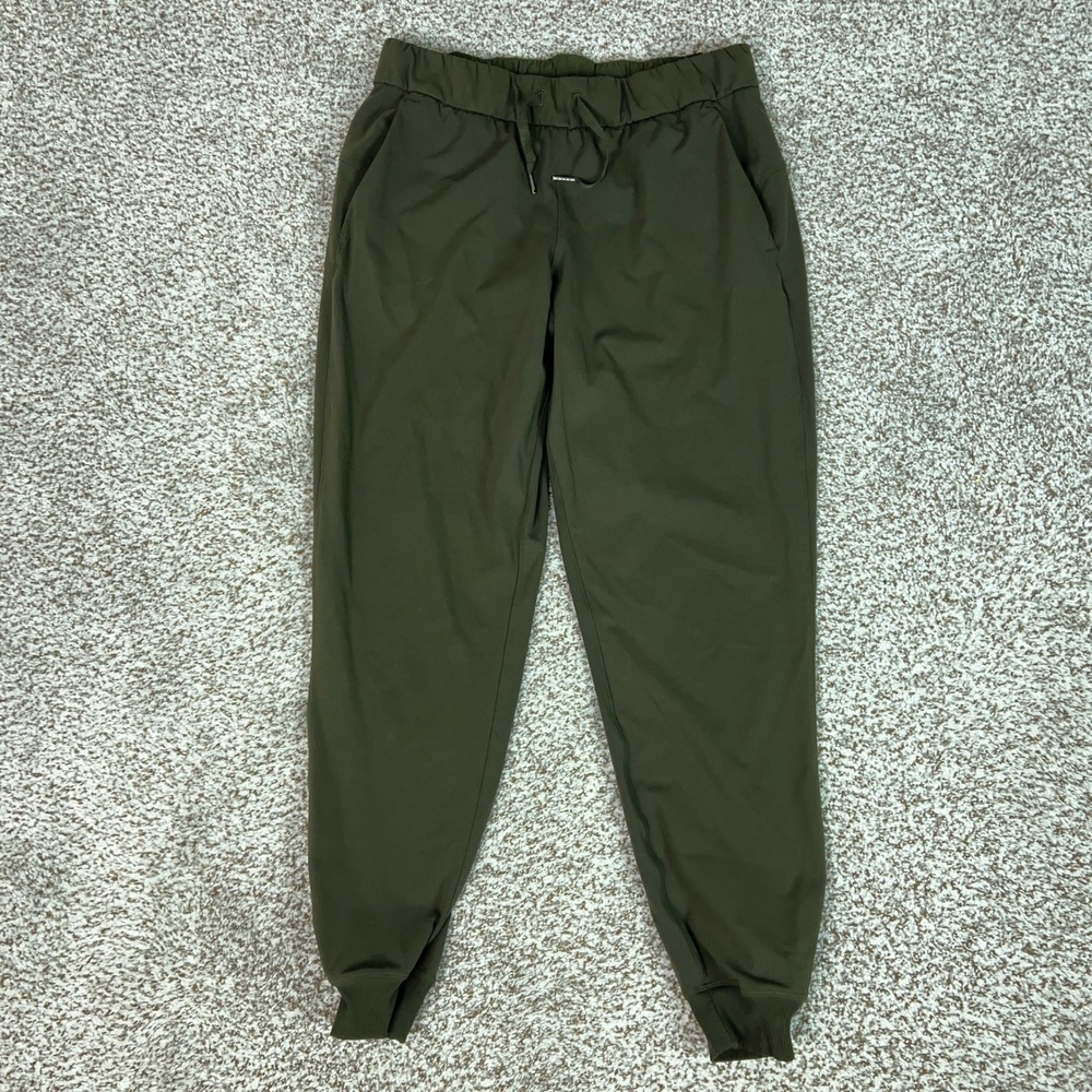 Lululemon Joggers Womens 8 Green On The Fly Luxtreme Stretch Travel Casual Pants